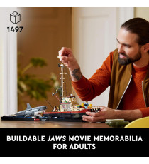 Lego Ideas - Lo squalo - Lego 21350 ricrea l'emozionante scena del film Lo squalo Anni 18+ 1503pz