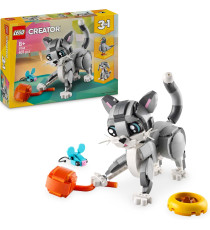 Lego Creator 3in1 - Gatto giocoso - Lego 31163 si Trasforma in Piccione o in Cane Domestico Anni 8+ 407pz