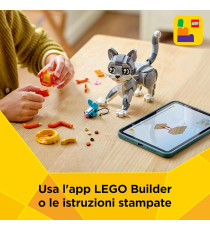 Lego Creator 3in1 - Gatto giocoso - Lego 31163 si Trasforma in Piccione o in Cane Domestico Anni 8+ 407pz