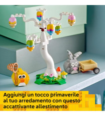 Lego Creator - Coniglietto pasquale e caccia alle uova - LEGO 40808 con Figure di Coniglio e Uccellino Anni 8+ 140pz
