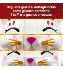 Lego Creator - Gatto della fortuna - LEGO 40813 con Zampa che Saluta, Moneta d'Oro Anni 9+ 280pz