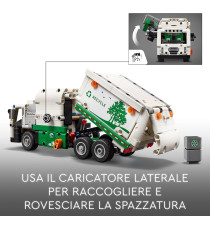 Lego Technic - Camion della spazzatura Mack LR Electric - Lego 42167 Veicolo per la Raccolta dei Rifiuti Anni 8+ 503pz