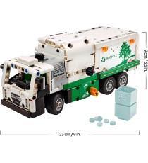 Lego Technic - Camion della spazzatura Mack LR Electric - Lego 42167 Veicolo per la Raccolta dei Rifiuti Anni 8+ 503pz