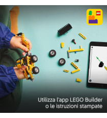Lego Technic - Scavatrice a cucchiaia rovescia - Lego 42197 con Escavatore Posteriore, Pala e Stabilizzatori Anni 7+ 104pz