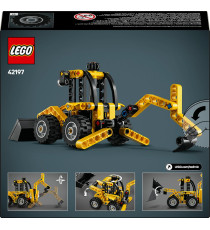 Lego Technic - Scavatrice a cucchiaia rovescia - Lego 42197 con Escavatore Posteriore, Pala e Stabilizzatori Anni 7+ 104pz