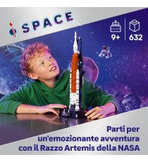 Lego Technic - Sistema di lancio spaziale razzo NASA Artemis - Lego 42221 STEM Interattivo con 4 Astronauti Anni 9+ 632pz