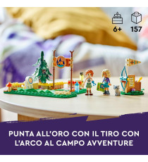 Lego Friends - Tiro con l’arco al campo avventure - Lego 42622 con Arco e Frecce Giocattolo, 2 Mini Bamboline 157pz  Anni 6+
