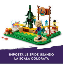 Lego Friends - Tiro con l’arco al campo avventure - Lego 42622 con Arco e Frecce Giocattolo, 2 Mini Bamboline 157pz  Anni 6+