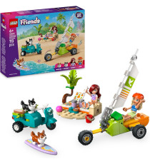 Lego Friends - Avventure canine su windskate e sidecar - Lego 42641 con Vecioli, Tavola da Surf, Personaggi e Cani 113pz Anni 6+