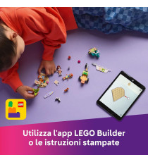 Lego Friends - Avventure canine su windskate e sidecar - Lego 42641 con Vecioli, Tavola da Surf, Personaggi e Cani 113pz Anni 6+