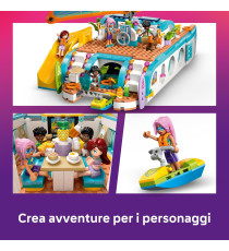 Lego Friends - Avventura sul catamarano - Lego 42664 con Vela Mobile, 4 Mini Bamboline, 2 Figure di Delfino 985pz Anni 8+