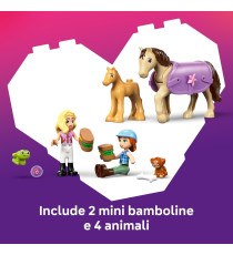 Lego Friends - Rimorchio per cavallo e puledro - Lego 42695 con Cavallo, Pony, Accessori per la Cura degli Animali 279pz Anni 7+