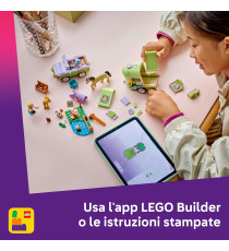 Lego Friends - Rimorchio per cavallo e puledro - Lego 42695 con Cavallo, Pony, Accessori per la Cura degli Animali 279pz Anni 7+