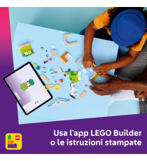 Lego Friends - Clinica veterinaria - Lego 42696 con Stalla, 2 Mini Bamboline, Cagnolino, Coniglietto, Gatto 141pz Anni 4+