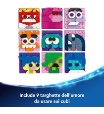 Lego Disney - Mood Cube di Inside Out 2 - Lego 43248 Antistress con le emozioni come Gioia o Ansia Anni 9+ 394pz