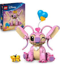 Lego Disney - Angel - Lego 43257 di Lilo & Stitch con 3 Palloncini a Cuore e Farfalla Anni 9+ 784pz