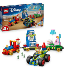 Lego Disney - Toy Story: Treno e Auto RC celebrativi - Lego 43264 con Woody, Buzz Lightyear, Jessie e Bo Peep Anni 4+ 206pz