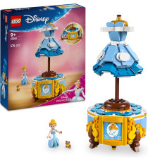 Lego Disney - Abito di Cenerentola - Lego 43266 con Espositore Personalizzabile, Mini Bambolina Anni 9+ 474pz