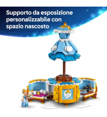Lego Disney - Abito di Cenerentola - Lego 43266 con Espositore Personalizzabile, Mini Bambolina Anni 9+ 474pz