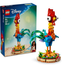 Lego Disney Oceania - HeiHei - Lego 43272 gallo con testa Girevole, ali, piume e coda mobili Anni 9+ 566pz