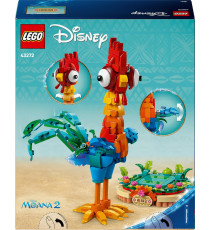 Lego Disney Oceania - HeiHei - Lego 43272 gallo con testa Girevole, ali, piume e coda mobili Anni 9+ 566pz