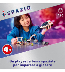 Lego City - Navetta spaziale e scoperta di asteroidi - Lego 60429 con Laboratorio, gru, astronauta e alieno Anni 4+ 126pz