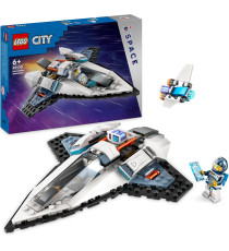 Lego City - Astronave interstellare - Lego 60430 Navicella, minifigure dell'astronauta e drone robot Anni 6+ 240pz
