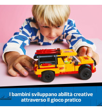 Lego City - Fuoristrada di soccorso del bagnino - Lego 60453 Jeep con 2 minifigure e squalo Anni 6+ 214pz