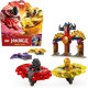 Lego Ninjago - Battle Pack draghi dello Spinjitzu - Lego 71826 Tempio, Elementi di Potere e 2 Minifigure Anni 6+ 186pz