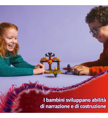 Lego Ninjago - Battle Pack draghi dello Spinjitzu - Lego 71826 Tempio, Elementi di Potere e 2 Minifigure Anni 6+ 186pz