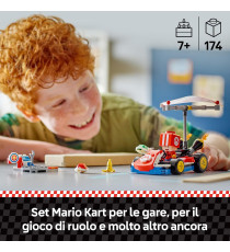 Lego Super Mario - Mario Kart: Kart standard - Lego 72032 con Toad in Tuta Rossa 7+ 174pz