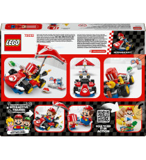 Lego Super Mario - Mario Kart: Kart standard - Lego 72032 con Toad in Tuta Rossa 7+ 174pz