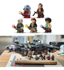 Lego Star Wars - The Onyx Cinder - Lego 75374 dalla serie Skeleton Crew con 5 minifigure di personaggi Anni 10+ 1325pz