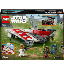Lego Star Wars - Starfighter di Jedi Bob - Lego 75388  cabina di pilotaggio apribile con stiva, 2 shooter a molla 8+ 305pz