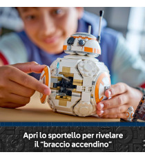 Lego Star Wars - Droide astromeccanico BB-8 - Lego 75452 Action Figure con Testa Rotante 569pz Anni 10+