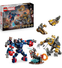 Lego Marvel - Avengers: Endgame Thor contro Chitauri - Lego 76322 con Mech,Gorilla e 7 Minifigure Anni 8+ 373pz