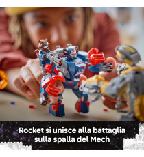 Lego Marvel - Avengers: Endgame Thor contro Chitauri - Lego 76322 con Mech,Gorilla e 7 Minifigure Anni 8+ 373pz