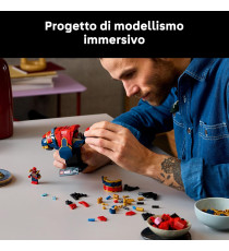 Lego Marvel - Busto di Iron Spider-Man - Lego 76326 con 2 Braccia Mobili, Testa Girevole e Minifigure Anni 18+ 379pz