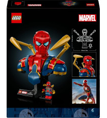 Lego Marvel - Busto di Iron Spider-Man - Lego 76326 con 2 Braccia Mobili, Testa Girevole e Minifigure Anni 18+ 379pz