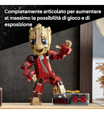 Lego Marvel - Groot in tuta da Ravager - Lego 76341 Groot è dotato di un detonatore con 2 pulsanti e 2 leve Anni 10+ 604pz