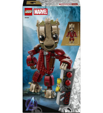 Lego Marvel - Groot in tuta da Ravager - Lego 76341 Groot è dotato di un detonatore con 2 pulsanti e 2 leve Anni 10+ 604pz
