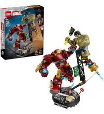 Lego Marvel - Battaglia epica: Hulkbuster vs. The Hulk - Lego 76343 con 2 Action Figure e Minifigure di Iron Man Anni 9+ 413pz