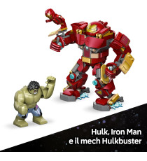 Lego Marvel - Battaglia epica: Hulkbuster vs. The Hulk - Lego 76343 con 2 Action Figure e Minifigure di Iron Man Anni 9+ 413pz