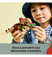 Lego Jurassic World - Dinosauro cucciolo Dolores: Aquilops - Lego 76970 Dinosauro con Pianta di Fiori Anni 7+ 359pz