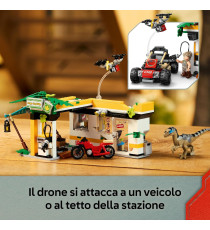 Lego Jurassic World - Alla ricerca del Raptor e del Titanosauro - Lego 76973 2 Dinosauri,Fuoristrada, Moto Anni 7+ 582pz