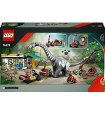 Lego Jurassic World - Alla ricerca del Raptor e del Titanosauro - Lego 76973 2 Dinosauri,Fuoristrada, Moto Anni 7+ 582pz