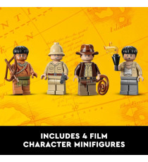 Lego Indiana Jones - Il Tempio dell’idolo d’oro - Lego 77015 Molte funzioni interattive e 4 minifigure Anni 18+ 1545pz