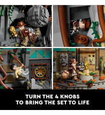 Lego Indiana Jones - Il Tempio dell’idolo d’oro - Lego 77015 Molte funzioni interattive e 4 minifigure Anni 18+ 1545pz