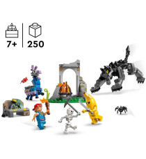 Lego Fortnite - Campo di Bananita e Starter - Lego 77075 con Lupo,Lama delle Scorte, 3 Minifigure e un Falò Anni 7+ 250pz