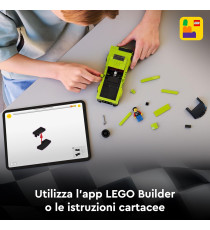 Lego Speed Champions - Sports Car Dodge Challenger SRT Hellcat - Lego 77237 Macchina con Minifigure del Pilota Anni 9+ 390pz